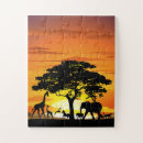 Search for african animals puzzles Nature