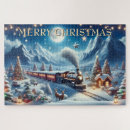 Search for christmas train puzzles Winter wonderland