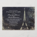 Search for paris engagement party invitations French