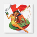 Recherche de fille blonde magnets Vintage