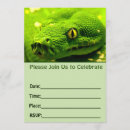 Recherche de serpent vert invitations Fête