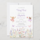 Search for fairy birthday invitations Girl