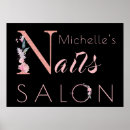 Search for nail salon posters Typography