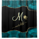 Search for modern rose gold shower curtains Monogrammed