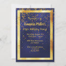 Search for midnight blue invitations Gold