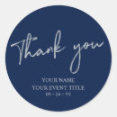 Search for navy blue thank you stickers Silver
