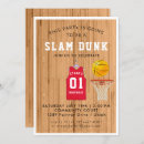 Search for basketball hoop invitations Modern