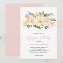 Search for pink and gold engagement party invitations Elegant