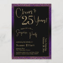 Search for 25th twenty five years birthday invitations Party