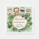 Recherche de safari serviettes Baby shower garçon