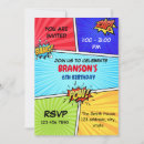 Search for comic invitations Boy
