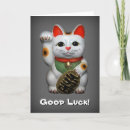 Recherche de neko de maneki vœux cartes Fortune