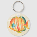 Search for fishes round keychains Water