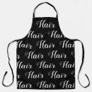 Search for beauty shop aprons Black and white