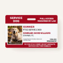 Search for service dog badges Emotional support animal