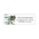 Search for cabin return address labels Lake