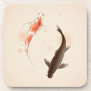 Recherche de carpe koi dessous de verres Chinois