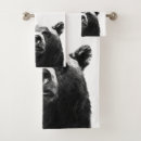 Search for black bear bath towels Animal