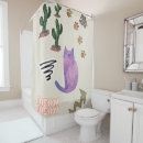 Search for cactus shower curtains Blue