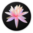 Recherche de fleur lotus de boutons et poignées de porte Rose
