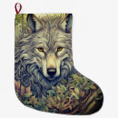Search for woodland christmas stockings Wolf