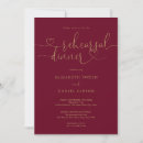 Search for christmas rehearsal dinner invitations Gold