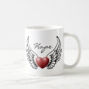 Search for angel wings mugs Heart