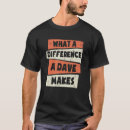 Search for dave tshirts Difference