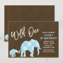 Search for blue and brown invitations Script
