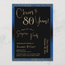 Search for cheers to 80 years birthday invitations Celebration