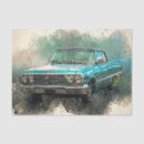 Search for vintage car tissue paper Retro