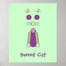 Recherche de chat abstrait posters Graphique