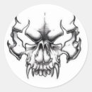 Search for evil vampire stickers Skull