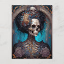 Search for skull lady postcards Woman