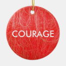 Search for courage ornaments Faith