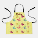 Search for colourful kids aprons Butterflies