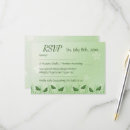 Search for butterflies rsvp cards Green