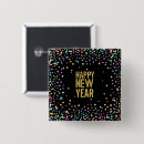 Search for new years eve buttons Happy new year