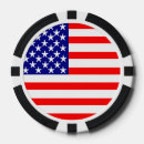 Recherche de drapeau jetons poker Amérique