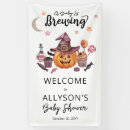 Search for halloween baby shower banners A baby is brewing