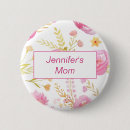 Recherche de floral rose badges Baby shower