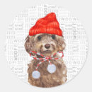 Recherche de petite race de chien autocollants Vacances