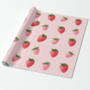 Recherche de anniversaire fraise papier cadeau Aquarelle