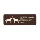 Search for yellow labrador retriever return address labels Dog