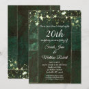 Search for emerald green wedding anniversary invitations Simple