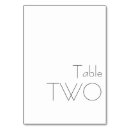 Search for 2 table cards Minimalist