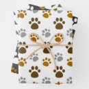 Search for dog paw wrapping paper Puppies