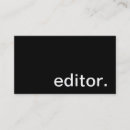 Search for editor business cards Author