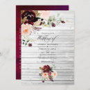 Search for berry wedding invitations Burgundy