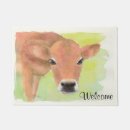 Search for cow doormats Watercolor